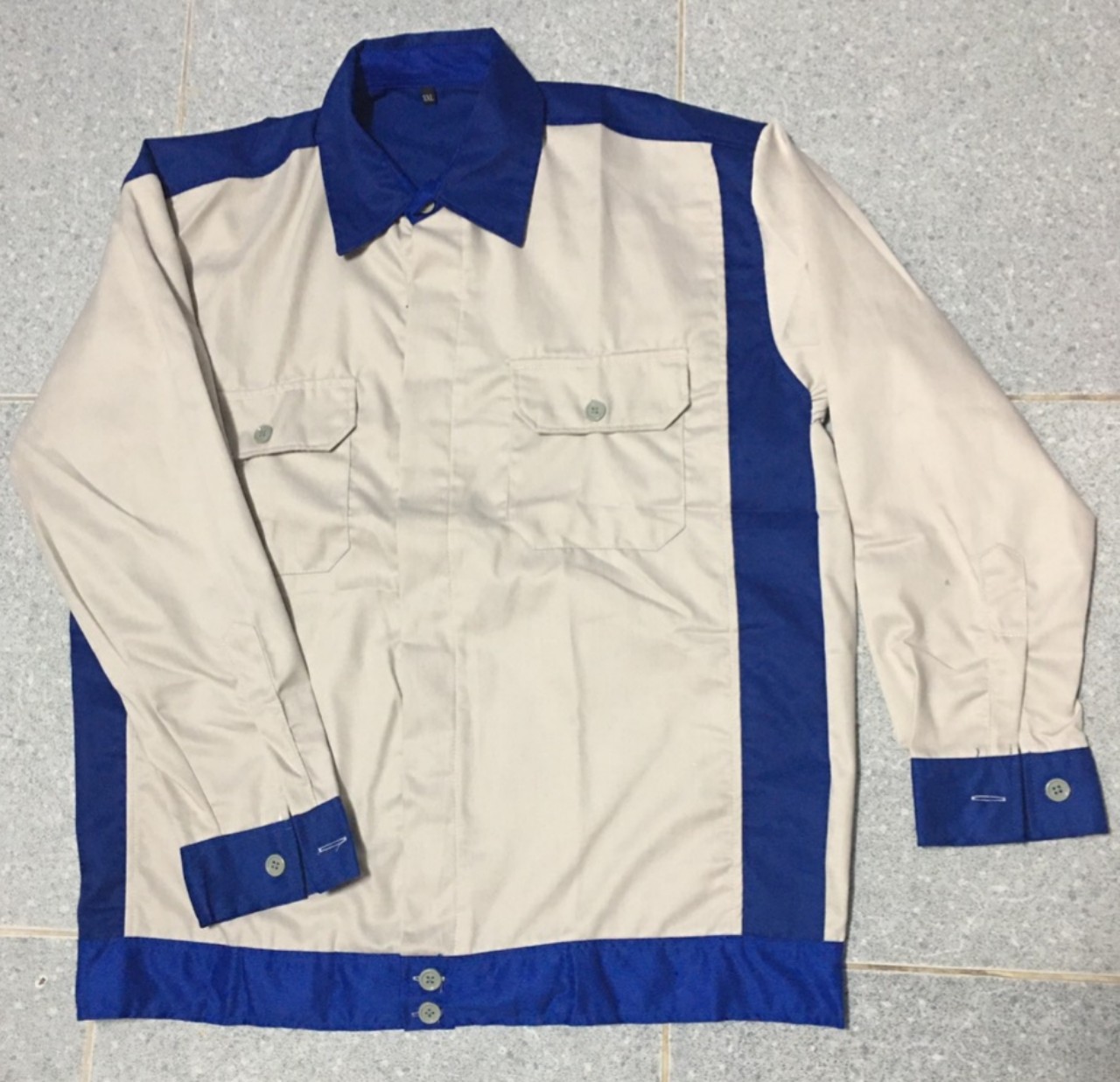 Áo công nhân lẻ size XL, 2XL có sẵn size XL, 2XL